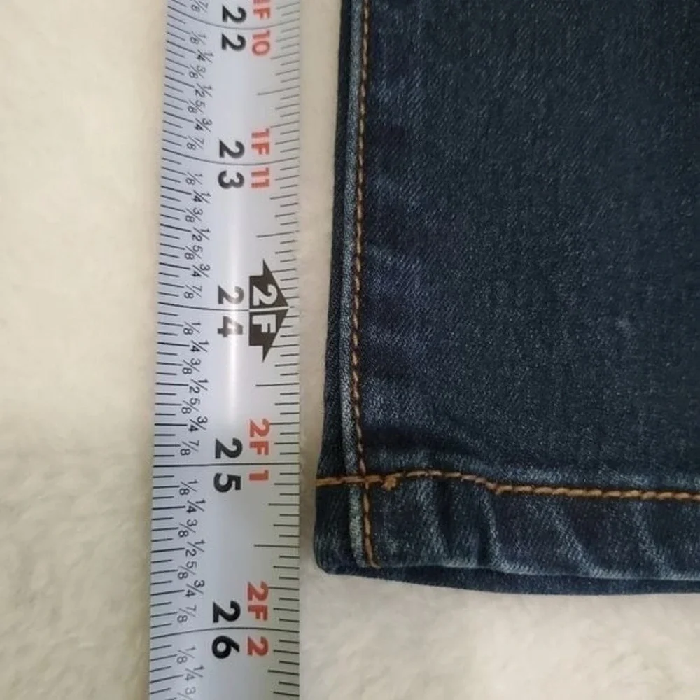Free People womens dark Blue‎ Jeans Size W 25 denim midwaist